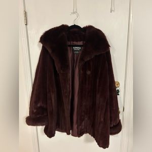 Vintage faux fur coat